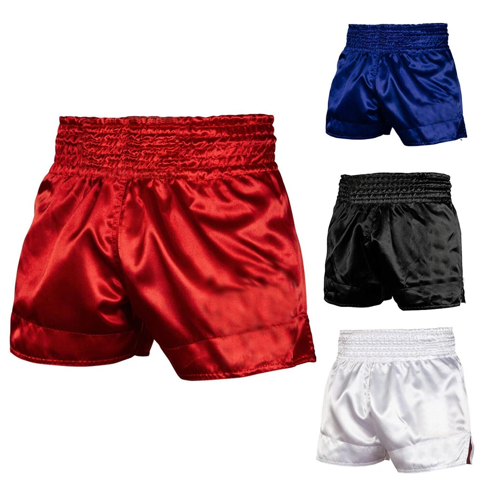KOYES Kids Muay Thai Shorts MMA Gym Boxing Fighting Kick Martial Arts Gear - Image 4 of 4