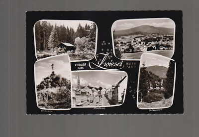 9029-greetings from Zwiesel-postcard expired 1963 