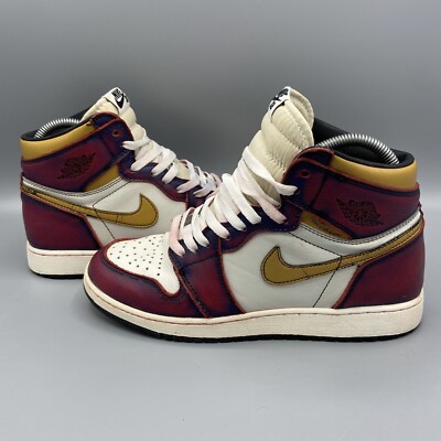 Nike Air Jordan High SB Sneakers LA To Chicago White Purple