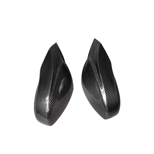 For Ferrari 458 Italia 2011-2016 Dry Carbon Fiber Side Mirror Cover Caps Replace - Picture 9 of 11