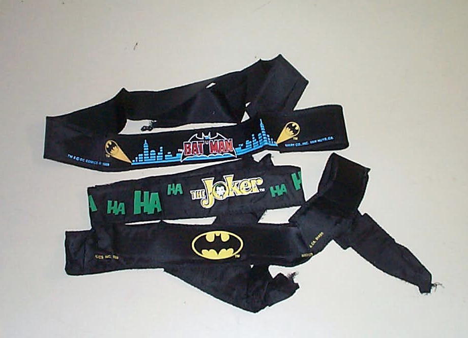 BATMAN 3 Super beauty Genuine Free Shipping product restock quality top VINTAGE Headband Armbands-