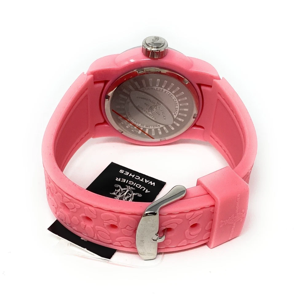 Reloj Christian Audigier Damas INT319 - Nuevo Antiguo Stock Rosa Foto 3 de 4