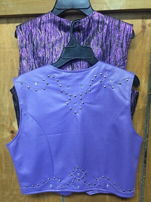 Gilet Spectacle 1849 Ranchwear Violet – Taille M – Neuf Avec Emballage
