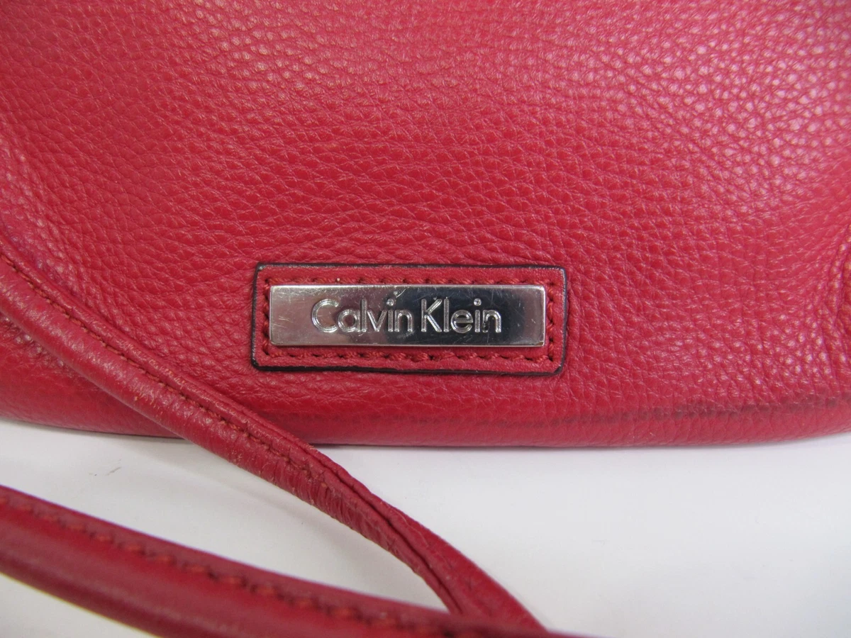 calvin klein red crossbody bag