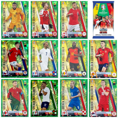 TOPPS  Match Attax UEFA EURO 2024 -- GOLDEN GOALSCORER -- GREEN EMERALD PARALLEL