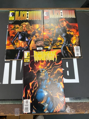 INHUMANS #5 + BLACK WIDOW #1 W/ VARIANT YELENA BELOVA 1ST APP VF RANGE MARVEL