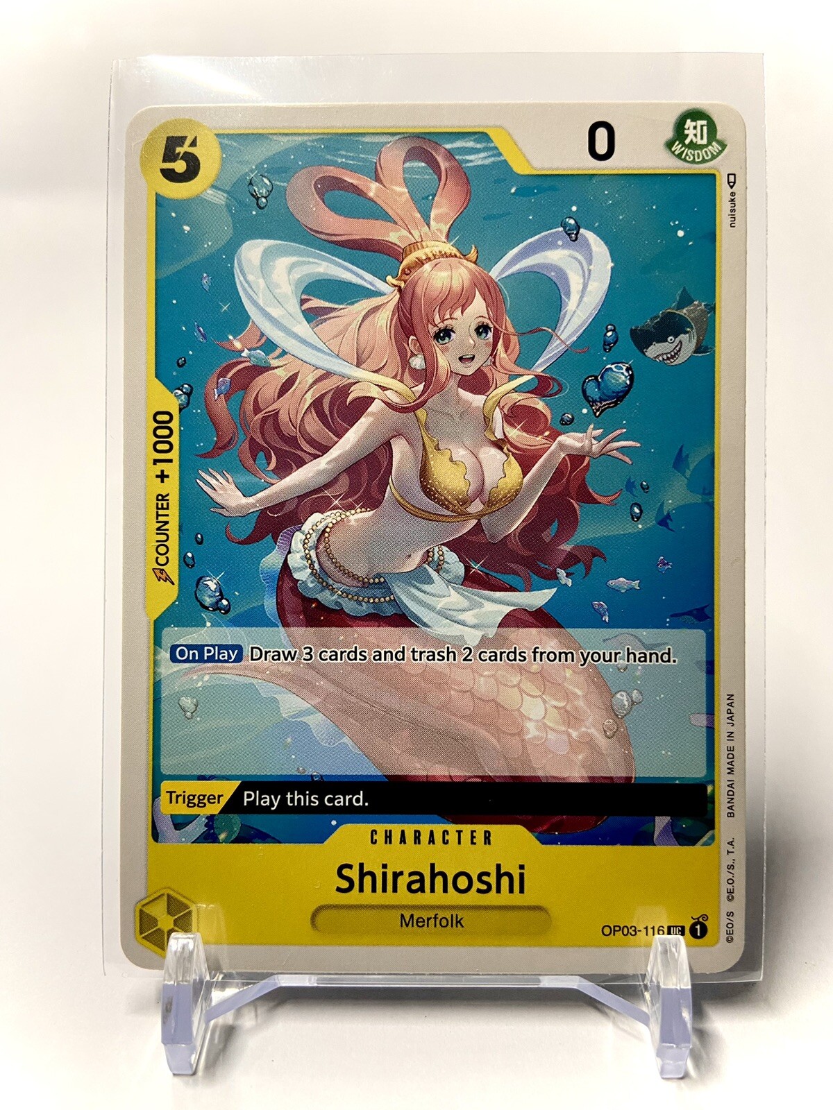 OP03-116 Shirahoshi Pillars of Strength - One Piece Card Game
