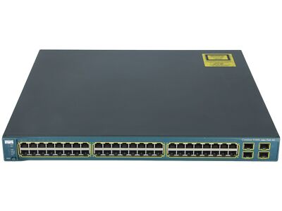 CISCO - WS-C3560G-48PS-S - Catalyst 3560 48 10/100/1000T PoE + 4 SFP Standard Im