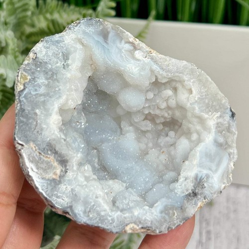 Trancas Quartz Geode Rock Sphere Crystal Specimen 434g - Bild 8 von 9