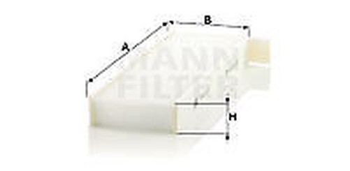 CU 29 003-2 Mann-Filter Filter,Luft Cicjout FüR Citroen,Ds,Ds ( Capsa ),Fiat,Op-image