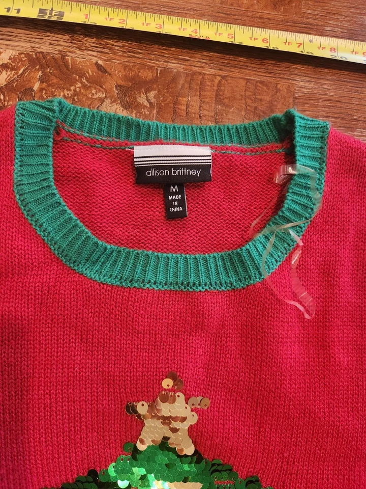 Suéter de Navidad ALLISON/BRITTNEY PARA MUJER Talla Mediana #S31 Foto 2 de 3