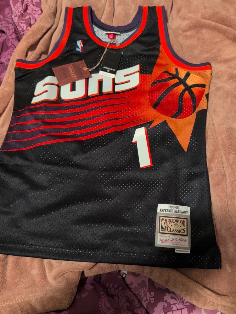 MITCHELL & NESS PENNY HARDAWAY M PHOENIX SUNS $135 NWT SWINGMAN HWC NBA BLACK