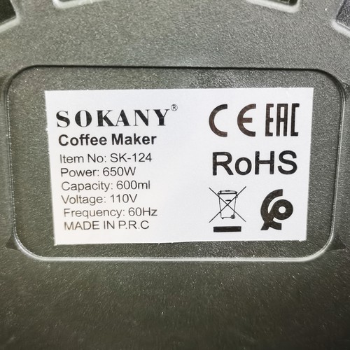 6-Cup Small Coffee Maker Personal Office Dorm Economy Brewer - Picture 10 of 11