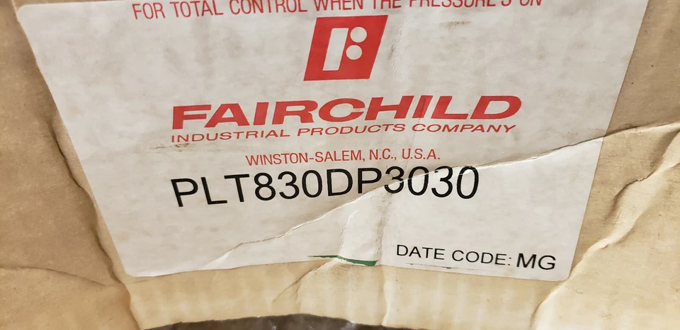 Fairchild PLT830DP3030 Panel Estación de Carga Indicador Regulador 30-PSI. . NUEVO Foto 2 de 4