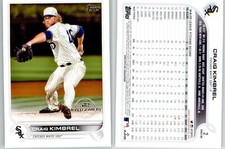 Craig Kimbrel 2022 Topps 582 Montgomery Stamped Set #2 White Sox