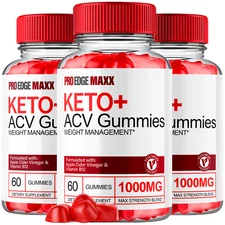 Pro Edge Maxx Keto ACV Gummies Maximum Strength Vitamin Formula, 180 Gummies