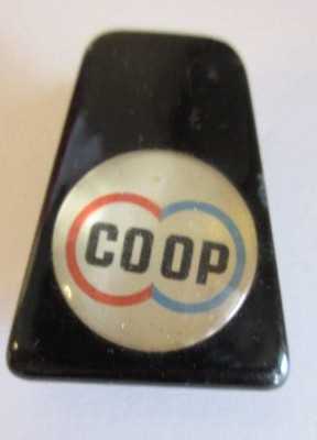 Vtg Clip Farmers CO-OP Vtg Farming Golden Film Grease Multi-Purpose COOP