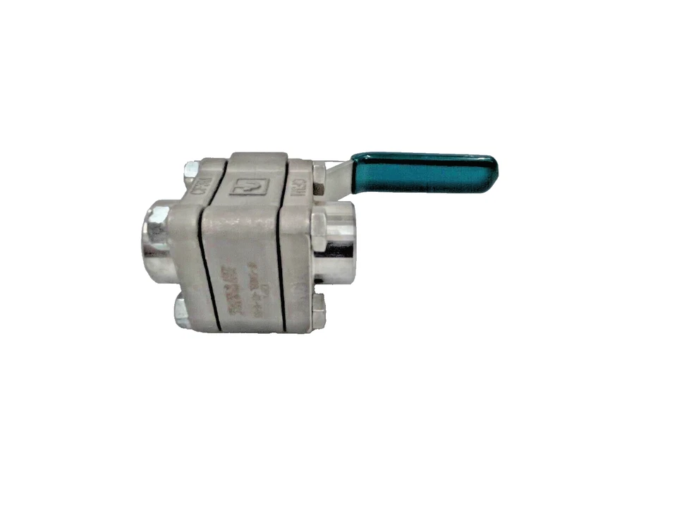 Parker 8F-SWB8L-RT-V-SS Ball Valve Process 2500 Psig 2-Way Inline 1/2" NPTF - Image 3 of 4