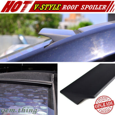 Unpainted Fit FOR ACURA TSX CU2 4D Sedan VRS V-Style Window Roof Spoiler 09-14