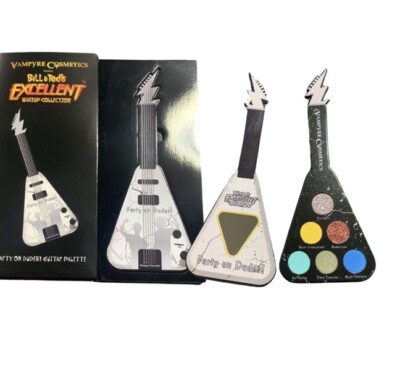 Vampyre Cosmetics Bill & Ted's Excellent Guitar Eyeshadow Palette PARTY ON DUDES