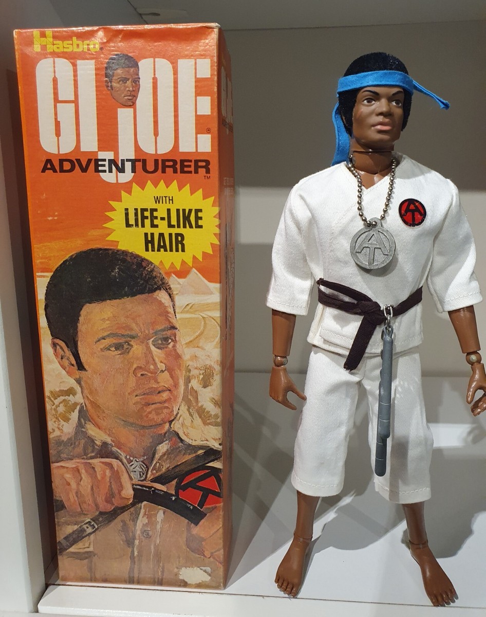Gi Joe vintage 1964 / 1970 Black Adventurer MIB Excellent Gi Joe vintage 1964 / 1970 Black Adventurer MIB Excellent