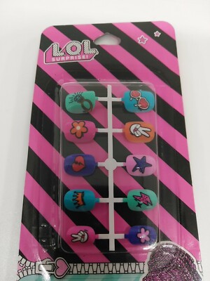 New Sealed Pack of 10pc LOL Surprise! Press- On Nails For Girls