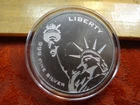 Liberty Freedom Design 1 Oz .999 Fine Silver Bullion Round Lot A - No Reserve