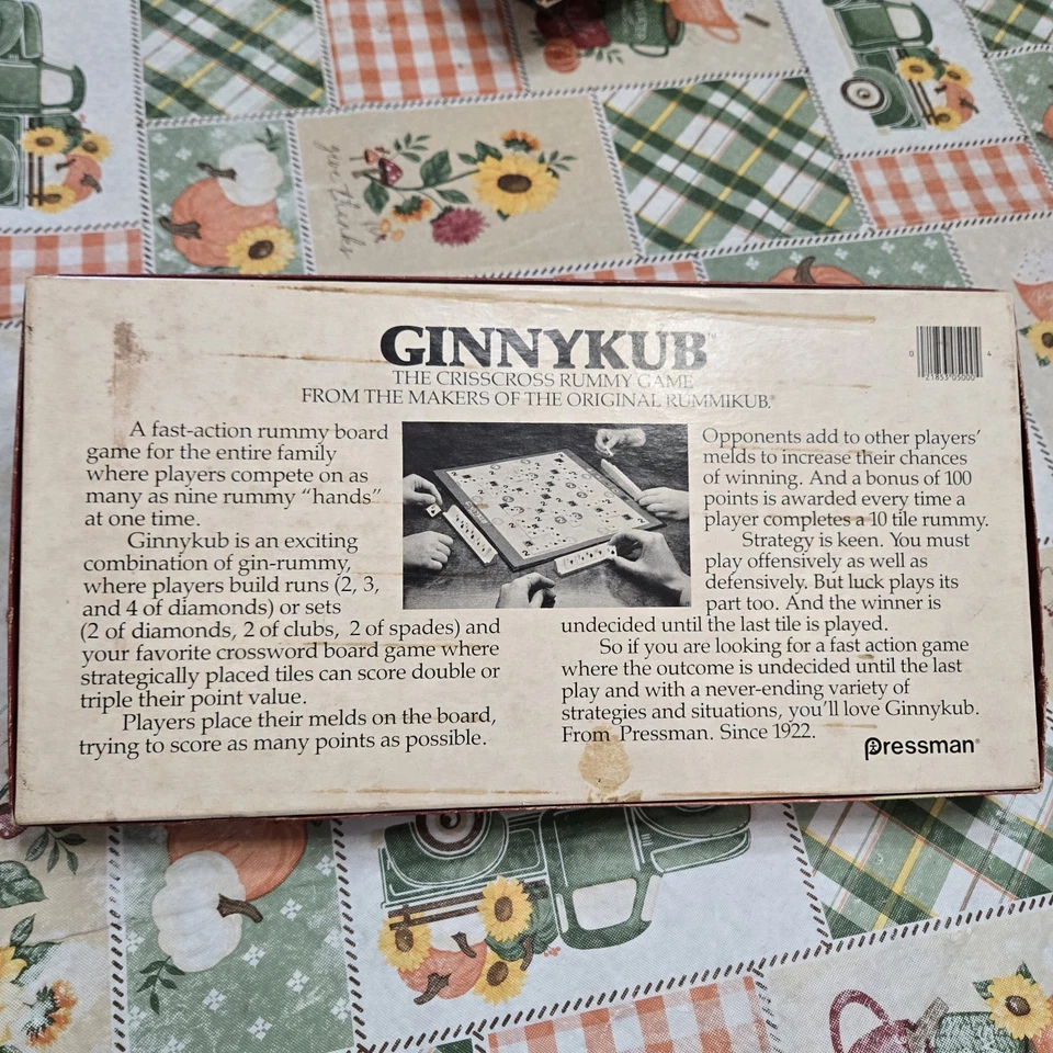 Juego de mesa vintage GINNYKUB - 1983 Pressman - Todas las piezas con instrucciones  Foto 2 de 4