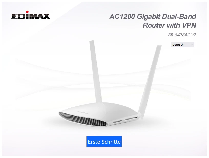 Edimax AC1200 5-in 1 Dual-Band WLAN-Router BR-6478AC V2 *OVP* - Bild 3 von 4