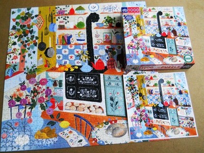 2024 eeboo Morning Kitchen 1000 Piece Jigsaw Puzzle / Complete