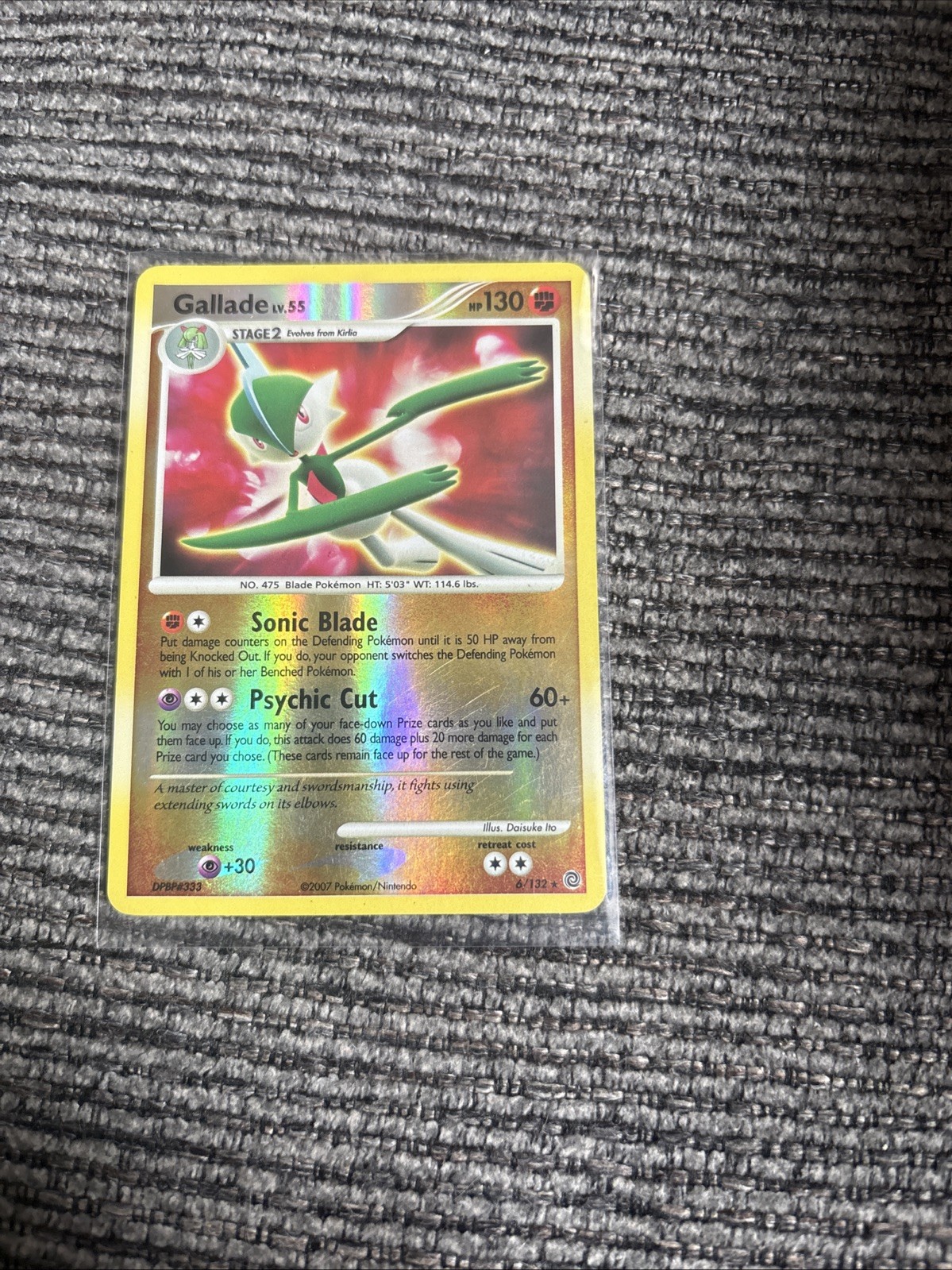 Pokemon TCG Gallade 6/132 Reverse Holo Secret Wonders Rare Reverse Holo NM