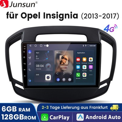 Für Opel Insignia 2013-2017 6+128GB 4G LTE Android 14 Carplay Autoradio GPS Navi