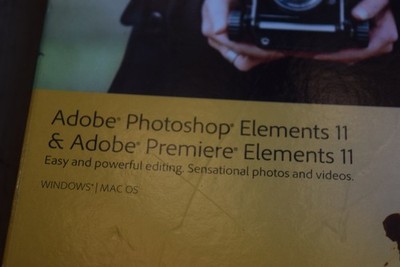 Ad0be Photoshop Elements 11 & Premiere Elements 11 Complete CD Software 2 Discs