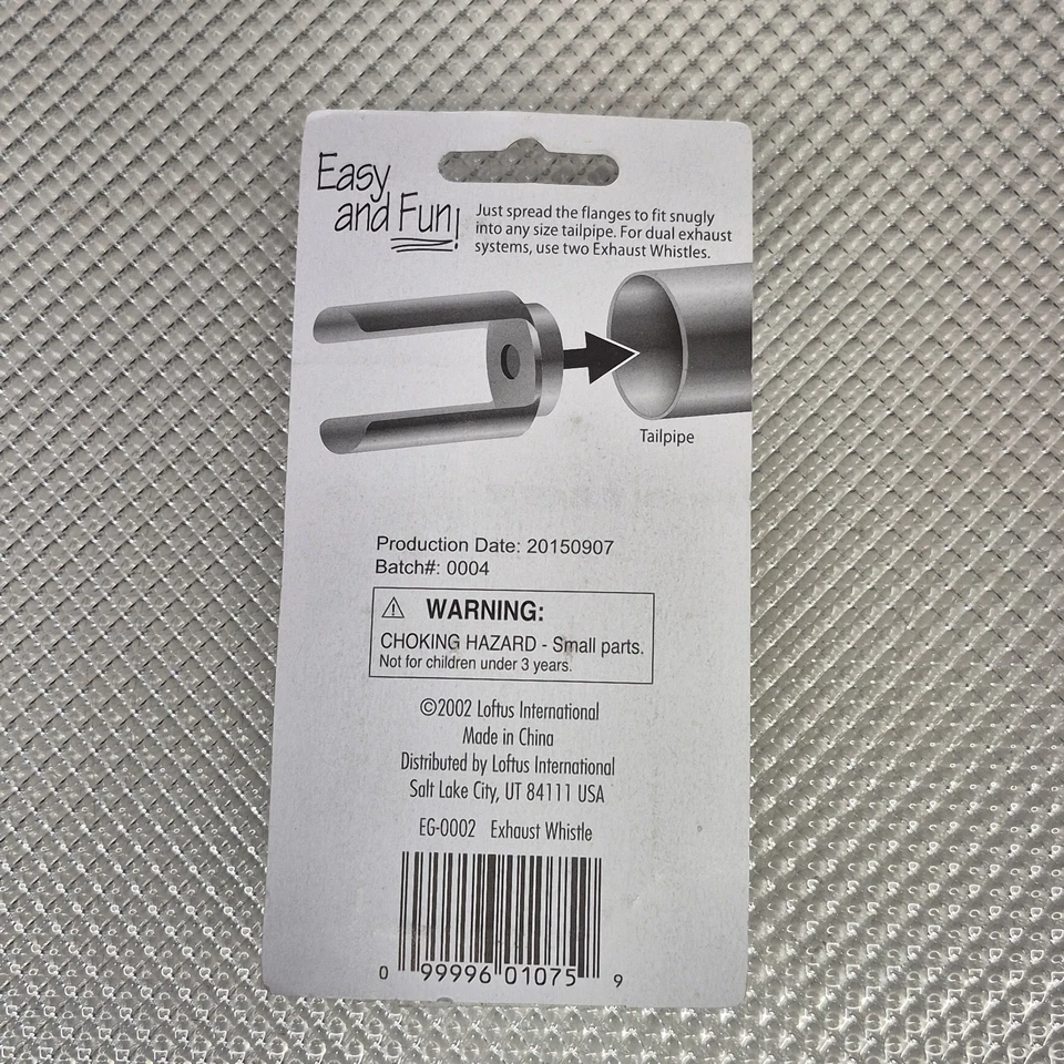 Divertido silbato de escape de coche tubo de cola broma automático práctico silenciador mordaza de ruido  Foto 4 de 4