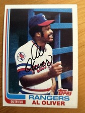 1982 Topps - Al Oliver #590 Rangers Outfield Vintage Baseball Card