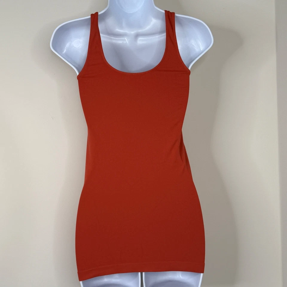 Последний танго ржавчины сожгли оранжевый эластичной длинный бак обтяжку резинке нейлона лайкры - Изображение 3 из 4