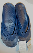 Crocs Baya flip flop sandals Navy Blue women sz 10 men sz 8 NEW