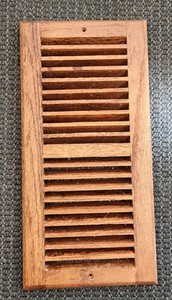 14x6 Cold Air Return Red Oak Stained Red Oak - Used