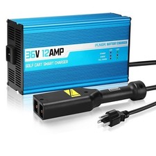 36 Volt Golf Cart Battery Charger for EZGO TXT Lead-Acid 12Amp
