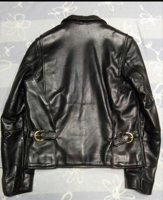Vanson Lederjacke Größe 34 Schwarz Single Rider ENF Modell Stylisches Design