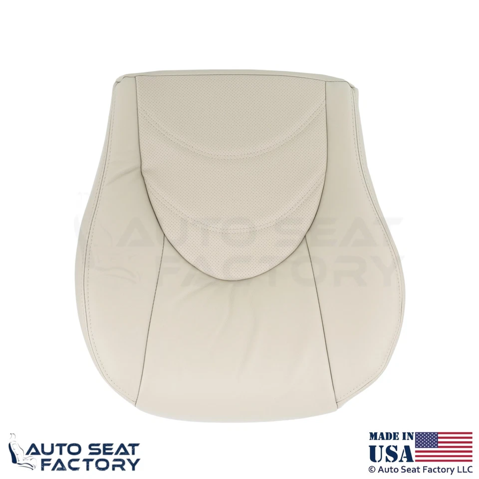 2000-2006 Compatível com Jaguar XKR XK8 Couro Genuíno Frontal Capas de Assento Aveia - Imagem 2 de 4