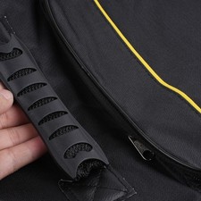 Étui de guitare noir rembourré double sangle de haute qualité pour guitares a