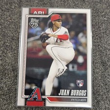 2026 Topps Series 1 #102 Juan Burgos — Arizona Diamondbacks RC