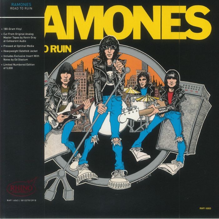 RAMONES - Road To Ruin (reissue) - 180 GRAM VINYL LP