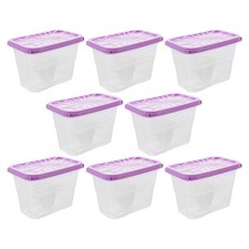 8 Pcs Plastic Moisture Absorber Holder Empty Box For Wardrobe Cabinet Indoor Use