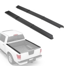 3Pcs Truck Bed Side Rail Cover 2004-2015 Nissan Titan Crew Cab 76999-8S500 Black