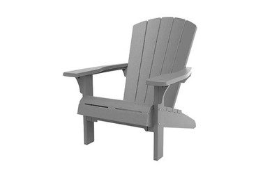 Keter Troy Adirondack Gartenstuhl - 85x80x96,5 cm - Grau