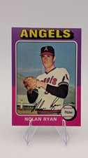1975 Topps Mini #500 Nolan Ryan California Angels Baseball Card Ex/Mt - NM o/c