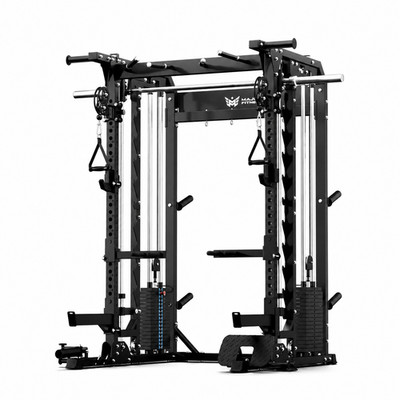 All-in-One B52 Pro Home Gym Smith Machine Squat Rack with Aluminum Pulley