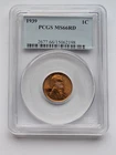 1939-P Lincoln Wheat Cent, PCGS Graded MS66 RD, Gem "Wheatie"